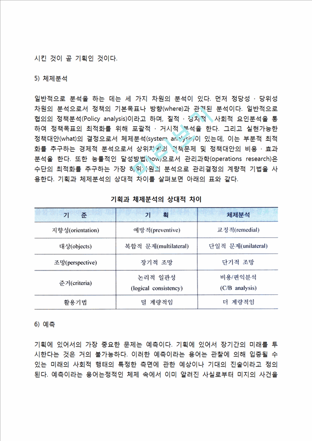 [기획의 의의] 기획의 개념, 기능, 용도, 필요성, 특성(특징), 제약요인, 기획이론.hwp